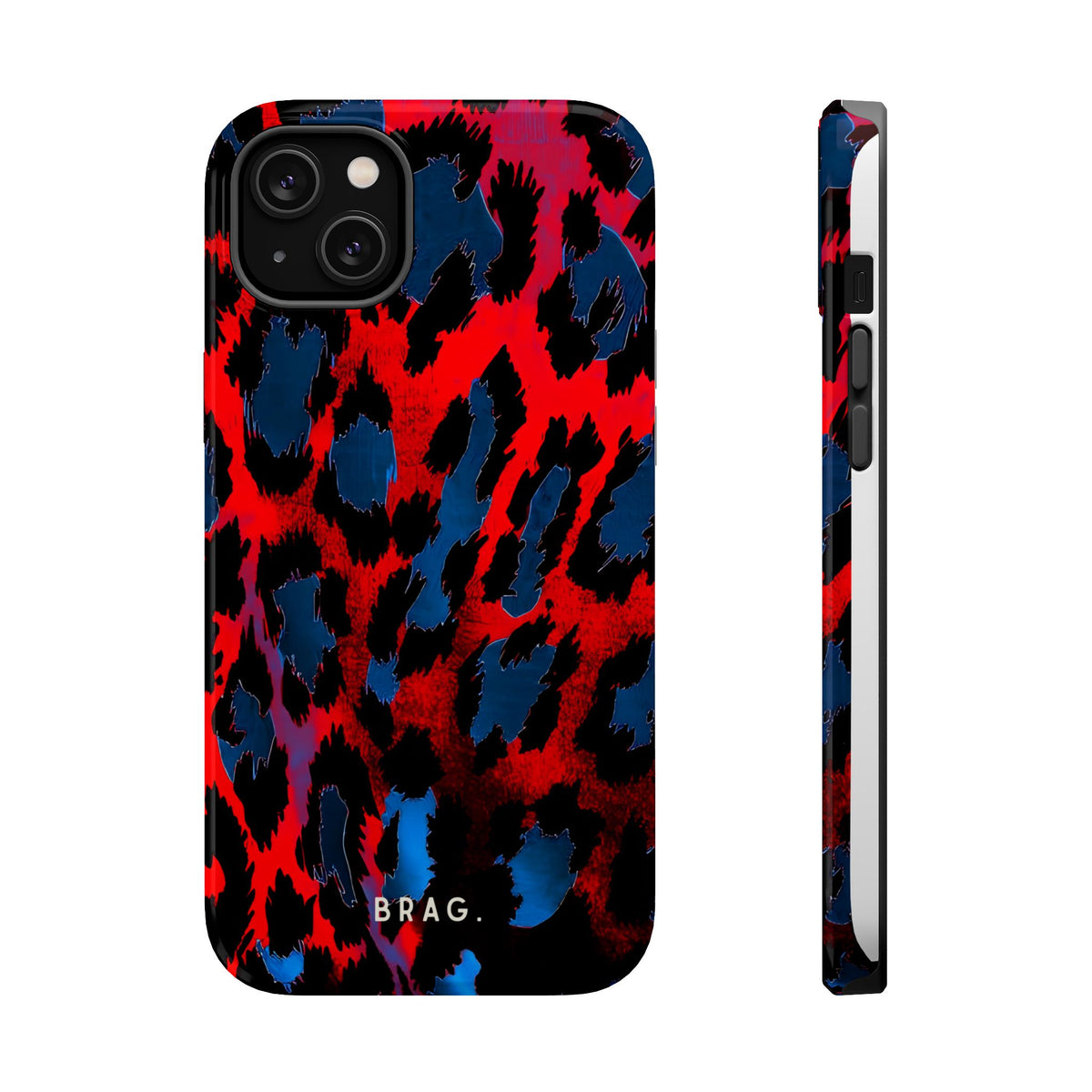 Blue Heat Magnetic Impact-Resistant Phone Case