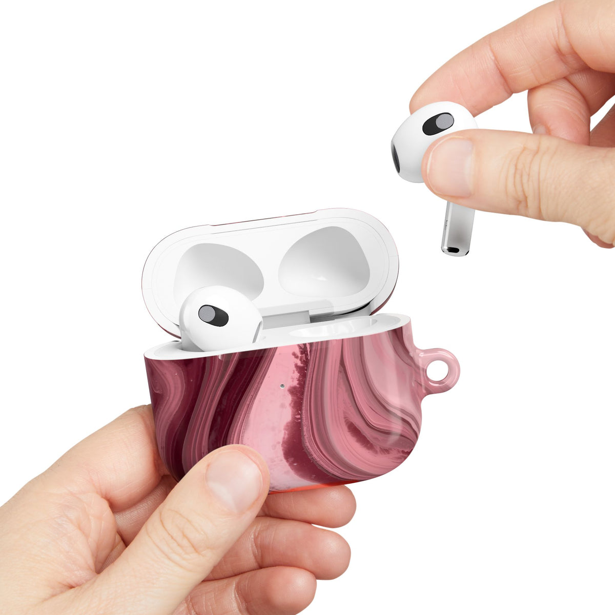 Cherry Smoke AirPod Case – Slim Protective Charging Case