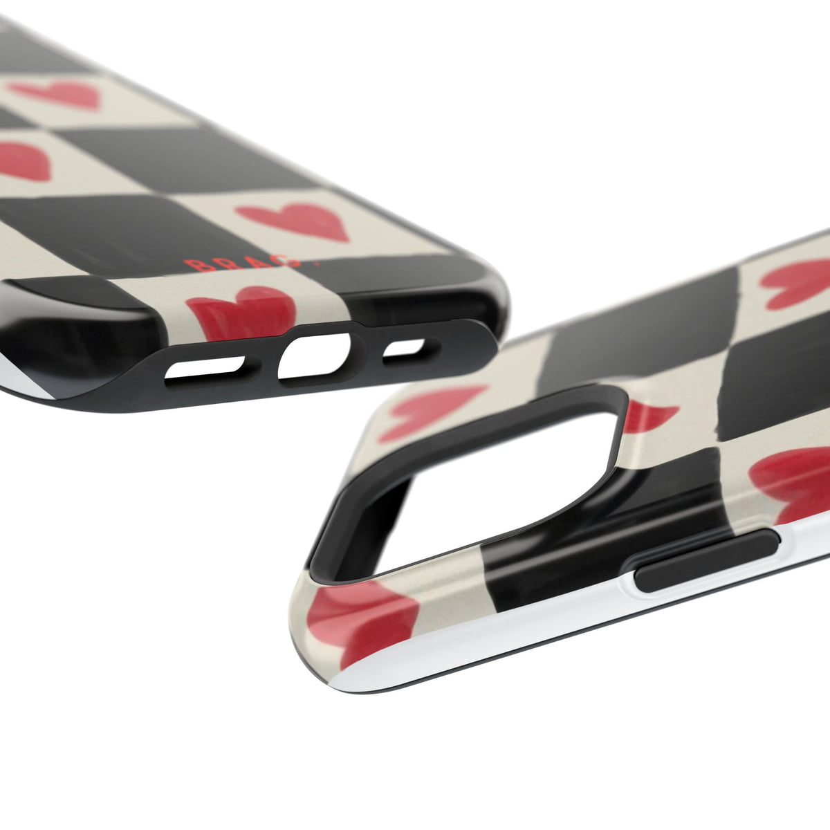 Heart Check Magnetic Impact-Resistant Phone Case