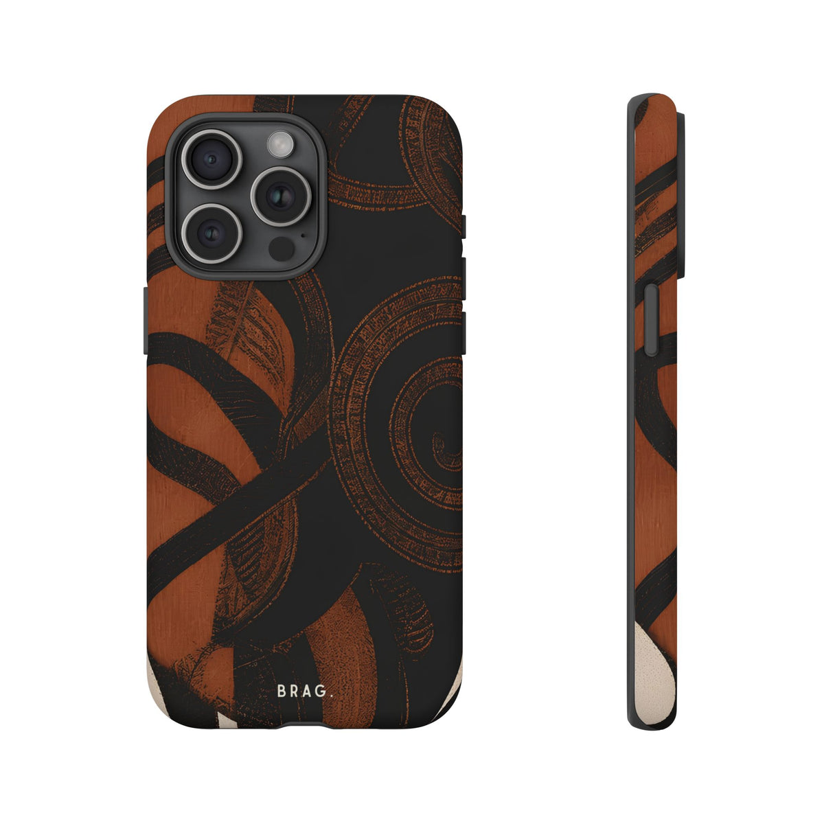 Mighnight Spiral Tough Phone Case – Shockproof Protective iPhone Cover