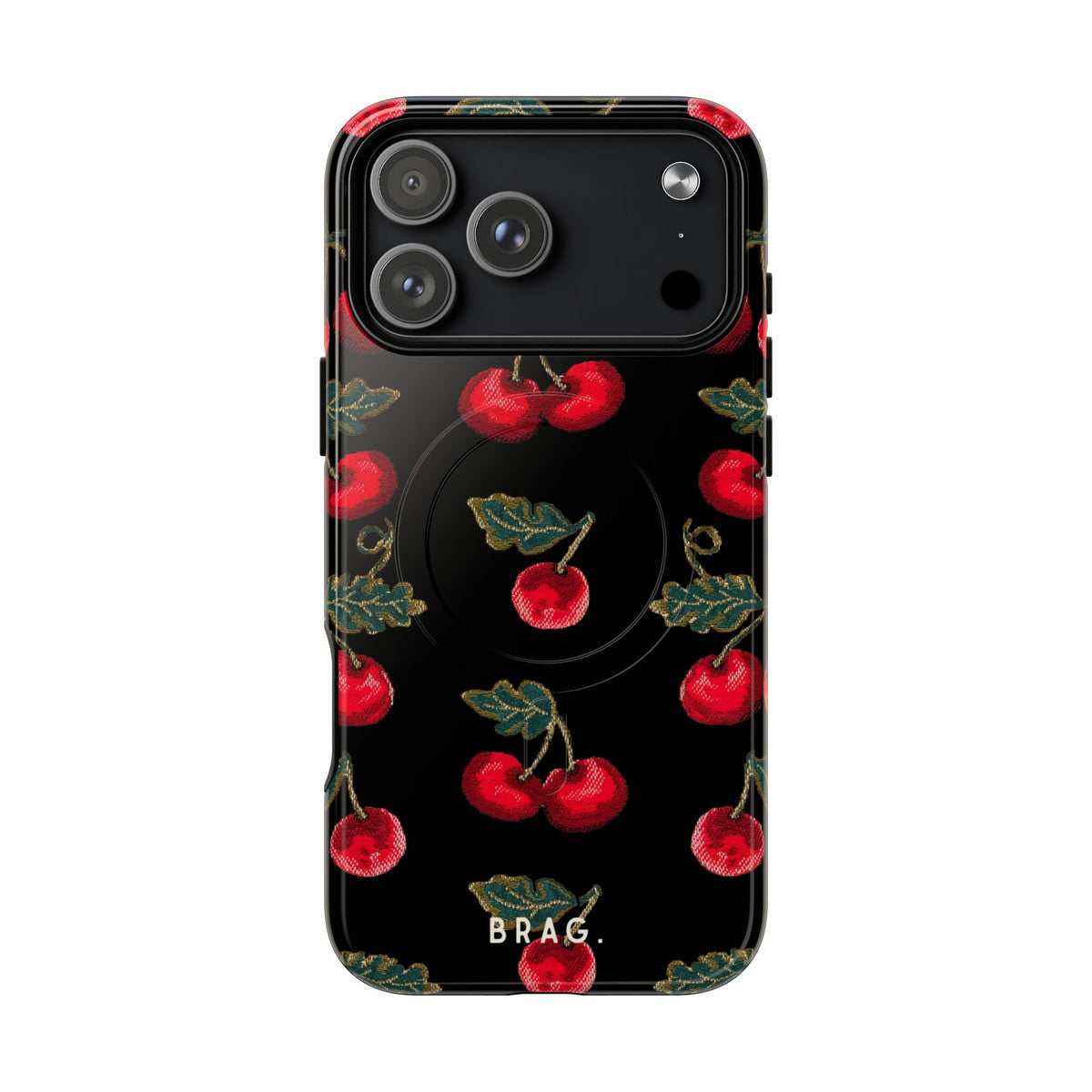Cherry Bomb MagSafe Tough Phone Case — Magnetic Protective Cover