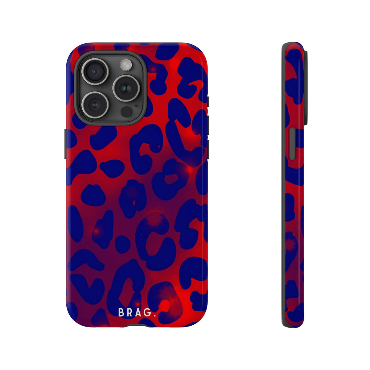 Electric Blue Tough Phone Case – Shockproof Protective iPhone Cover