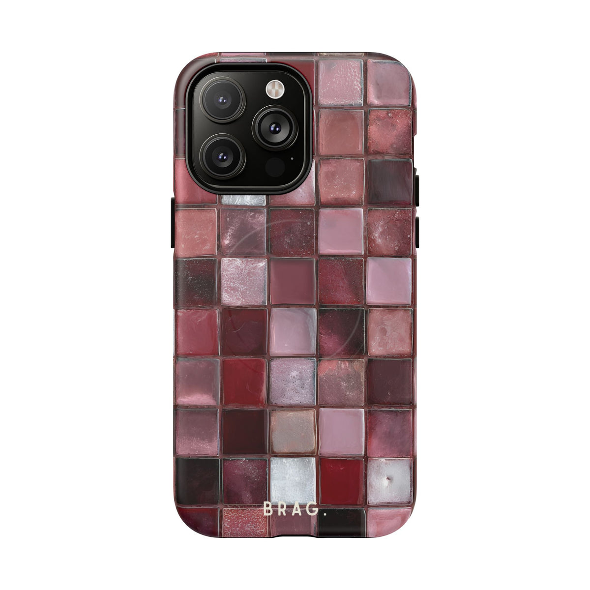 Cherry Tile MagSafe Tough Phone Case — Magnetic Protective Cover