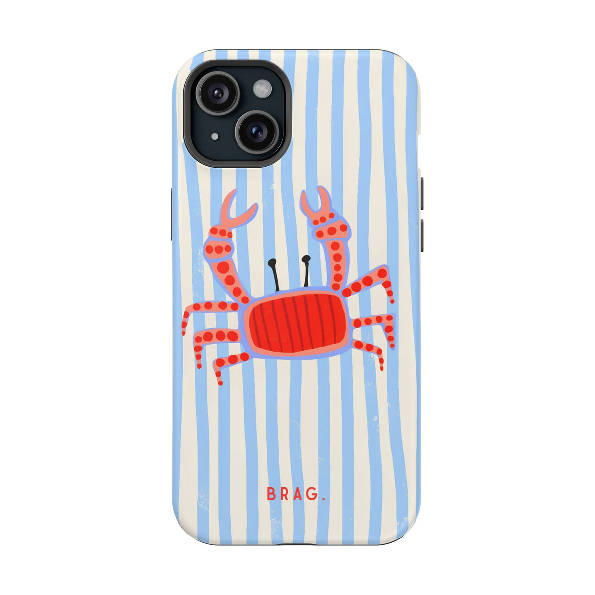 Azure Crab Magnetic Impact-Resistant Phone Case