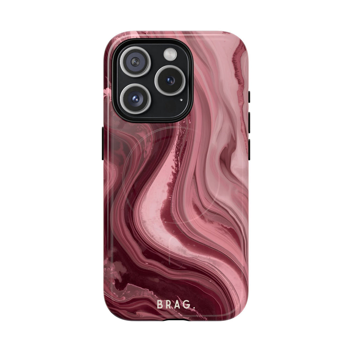 Cherry Smoke MagSafe Tough Phone Case — Magnetic Protective Cover