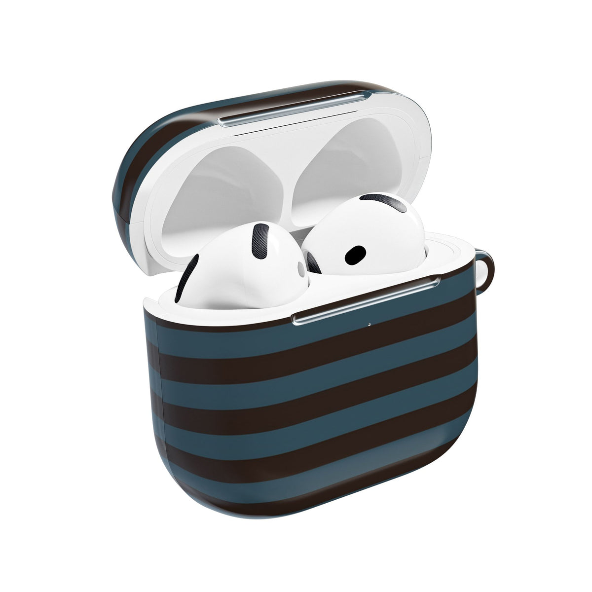 Seaside Stripe AirPod Case – Slim Protective Charging Case