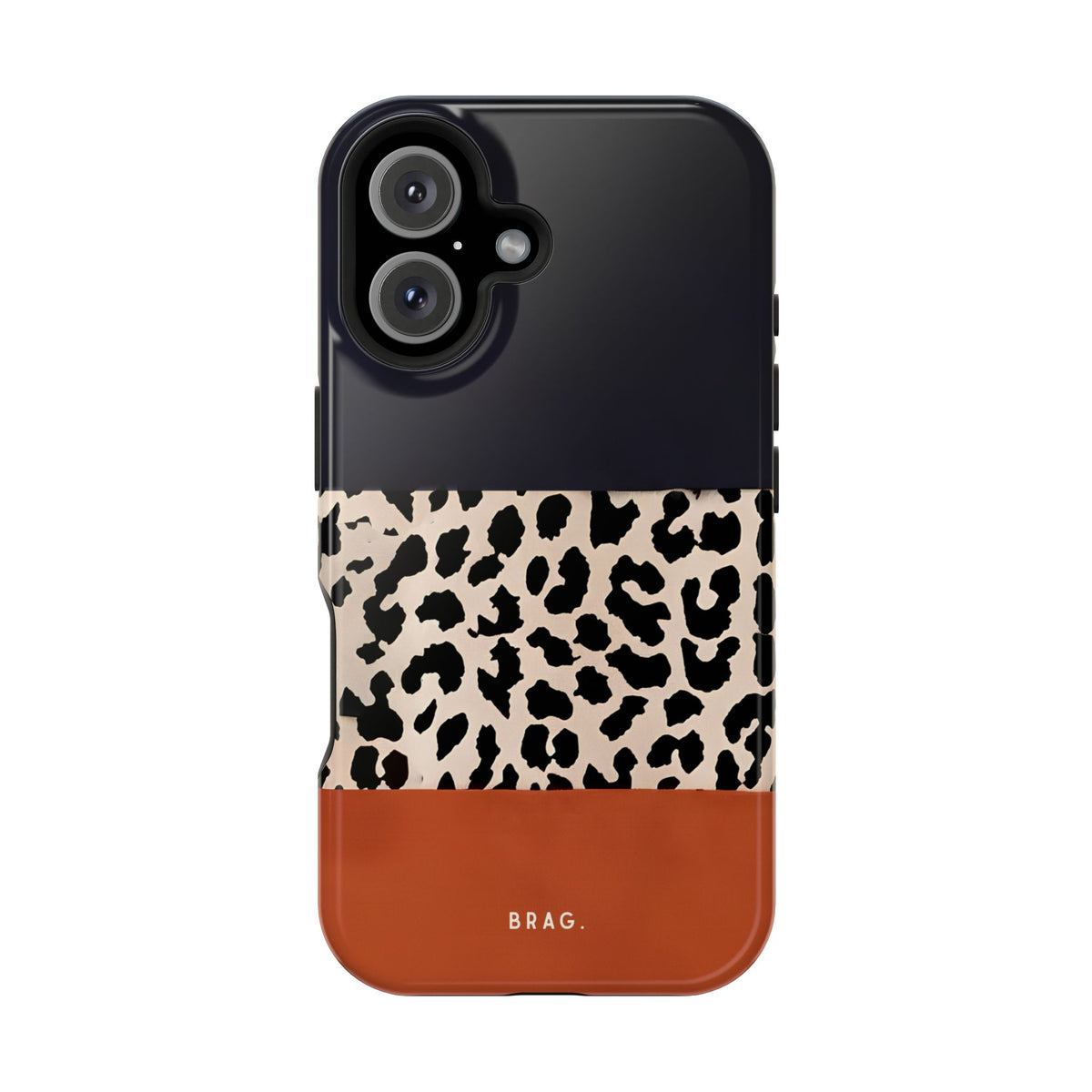 Leopard Block Magnetic Impact-Resistant Phone Case