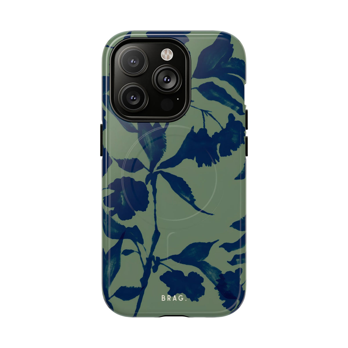 Sage Bloom MagSafe Tough Phone Case — Magnetic Protective Cover