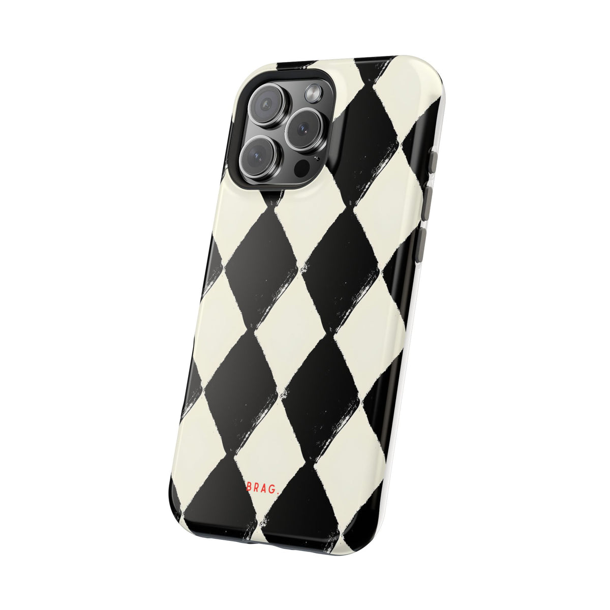 Ivory Harlequin Magnetic Impact-Resistant Phone Case
