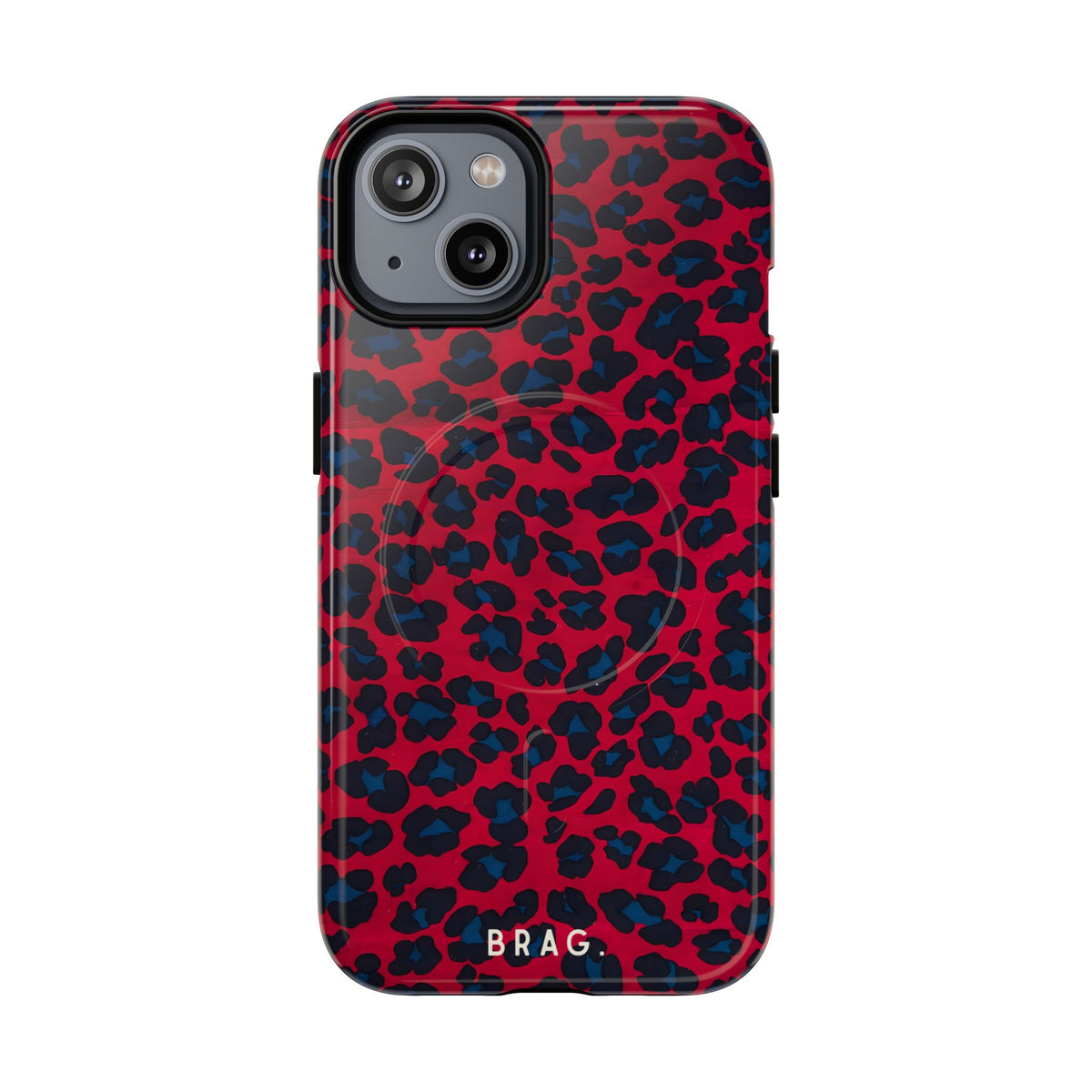 Red Flag MagSafe Tough Phone Case — Magnetic Protective Cover