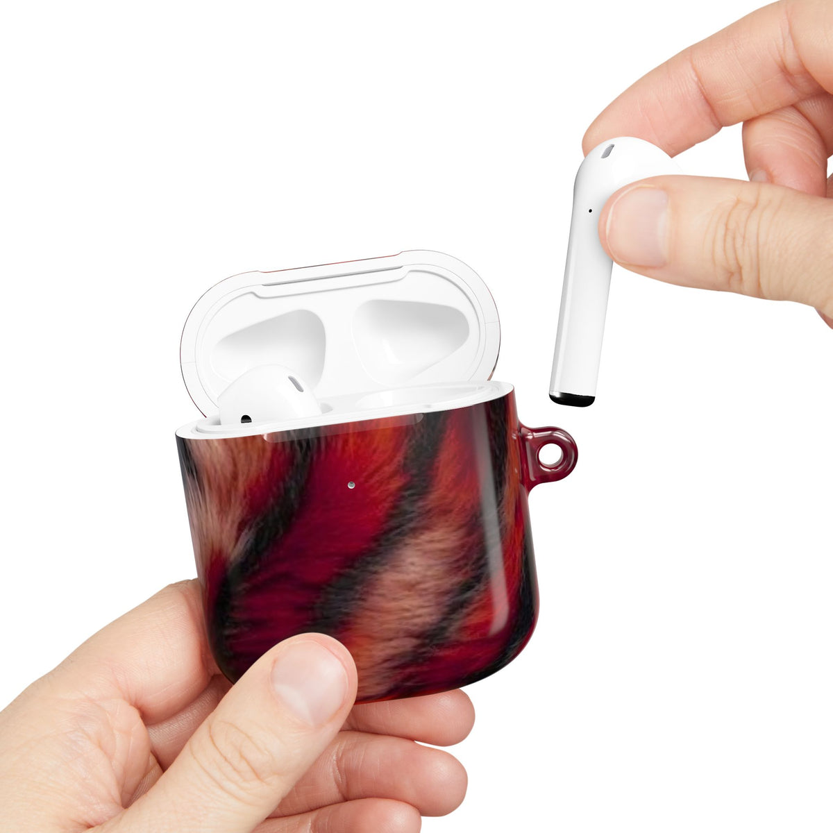 Red Rush AirPod Case – Slim Protective Charging Case