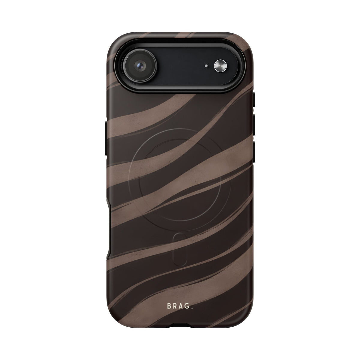 Zebra Wave MagSafe Tough Phone Case — Magnetic Protective Cover