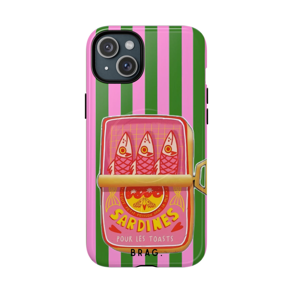 Tinned Pink MagSafe Tough Phone Case — Magnetic Protective Cover
