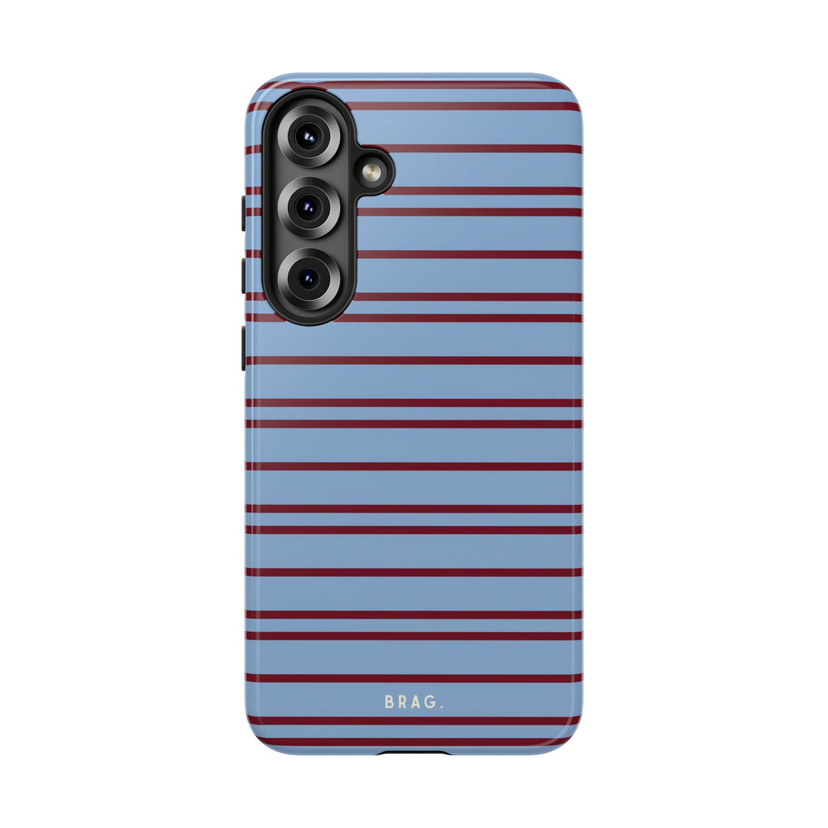 Nautical Stripe Tough Phone Case – Shockproof Protective iPhone Cover