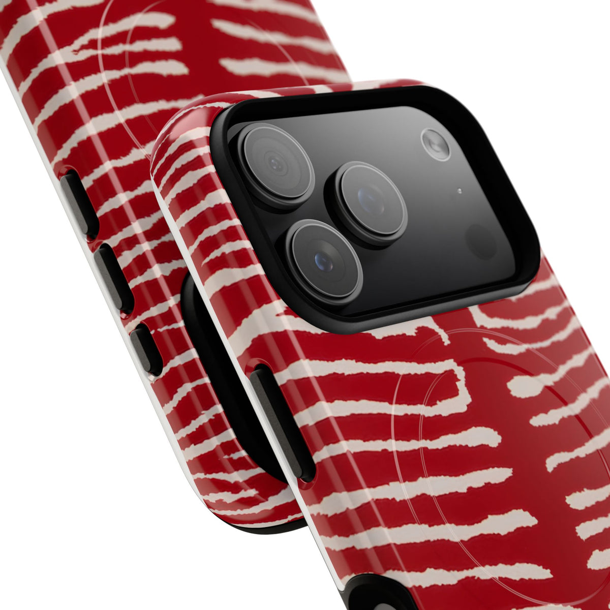 Striped Heat MagSafe Tough Phone Case — Magnetic Protective Cover