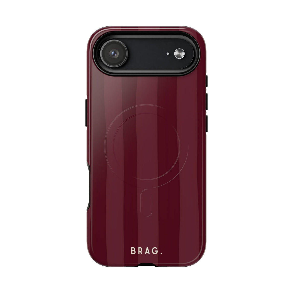 Dark Cherry MagSafe Tough Phone Case — Magnetic Protective Cover