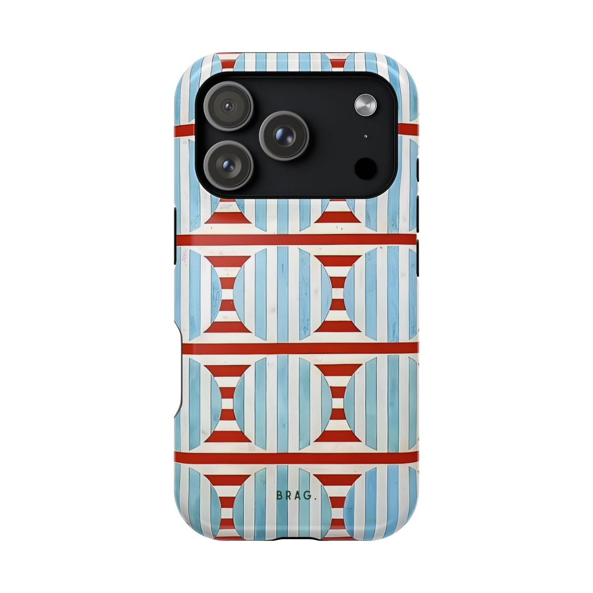 Riviera Stripe Magnetic Impact-Resistant Phone Case