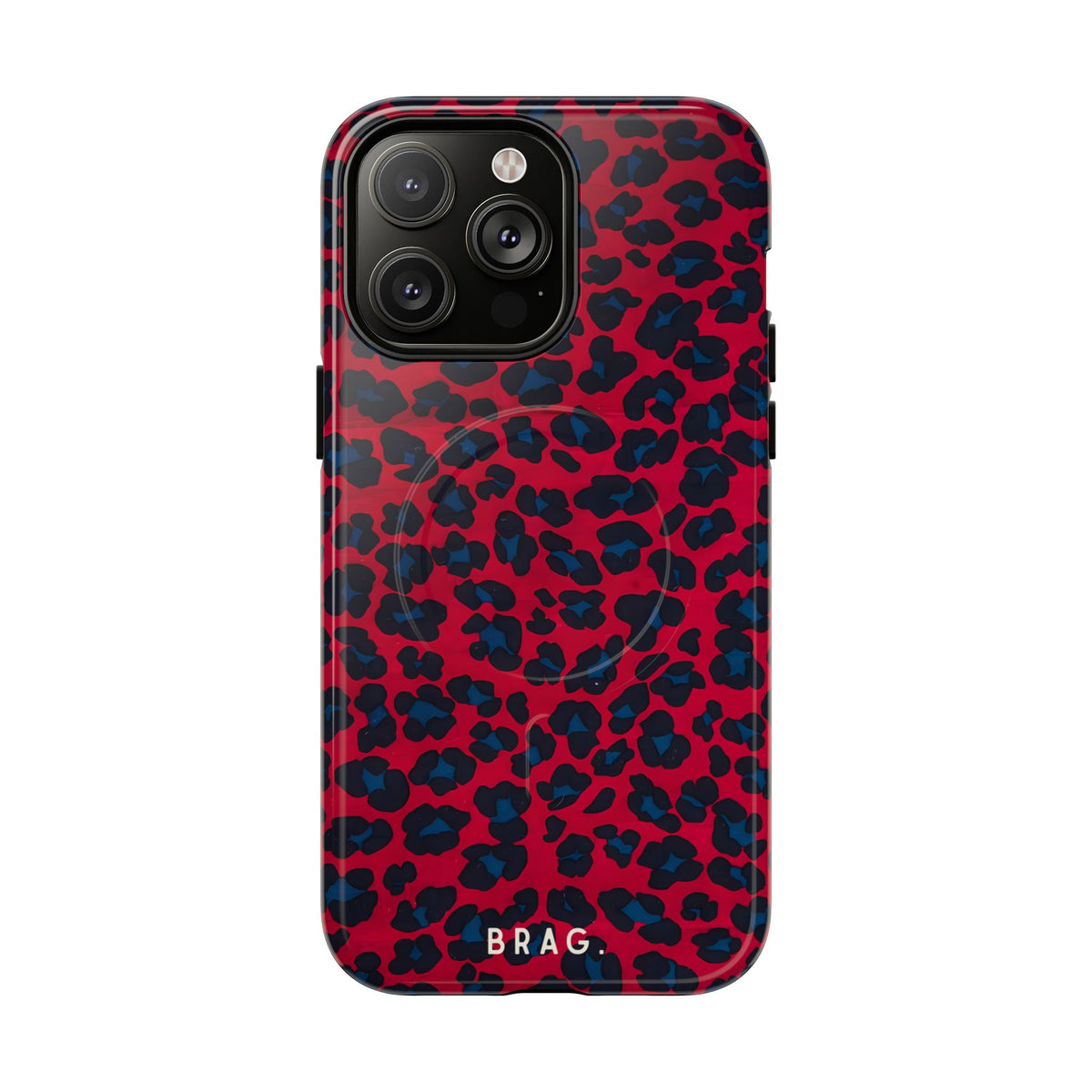 Red Flag MagSafe Tough Phone Case — Magnetic Protective Cover