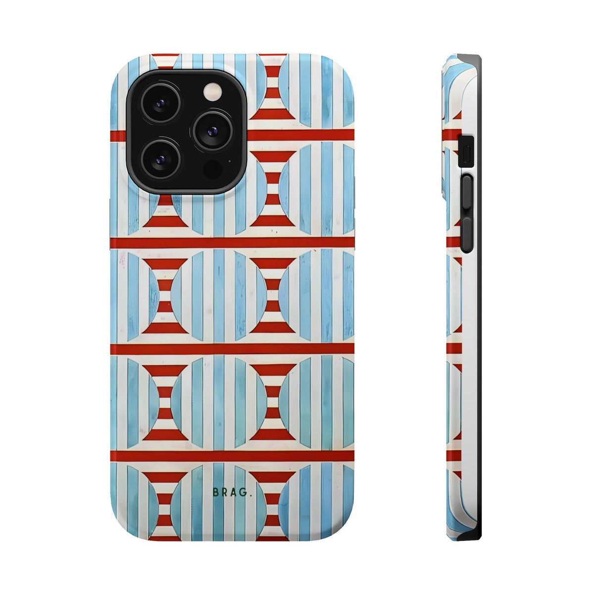 Riviera Stripe Magnetic Impact-Resistant Phone Case