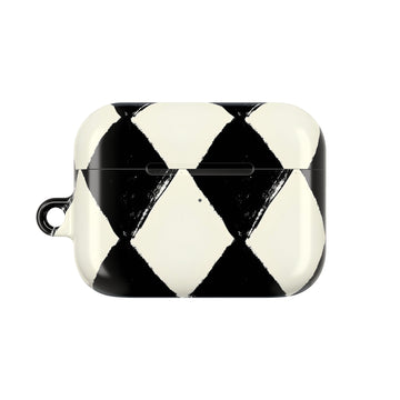 Ivory Harlequin AirPod Case – Slim Protective Charging Case