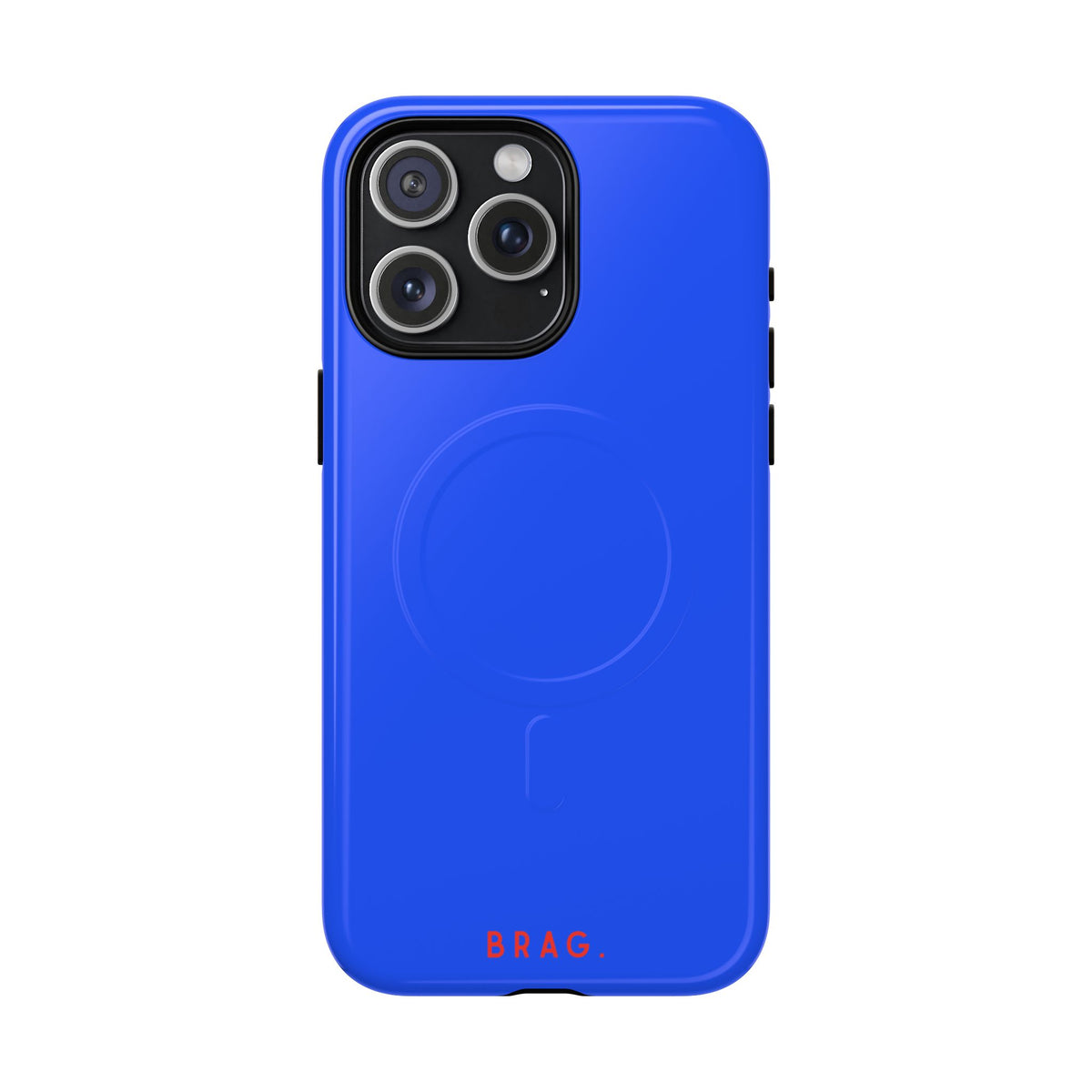 Brag Blue MagSafe Tough Phone Case — Magnetic Protective Cover
