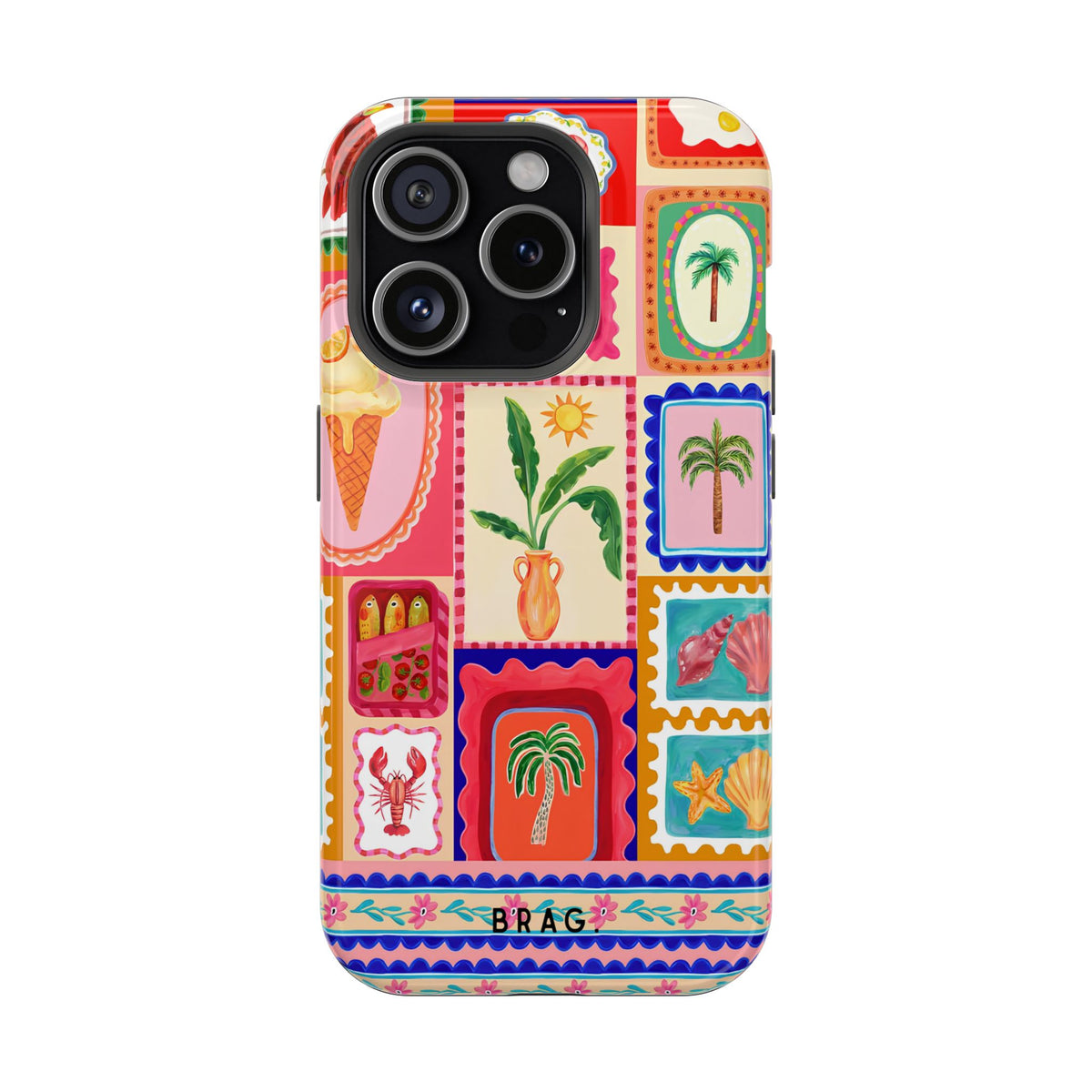 Postcard Magnetic Impact-Resistant Phone Case