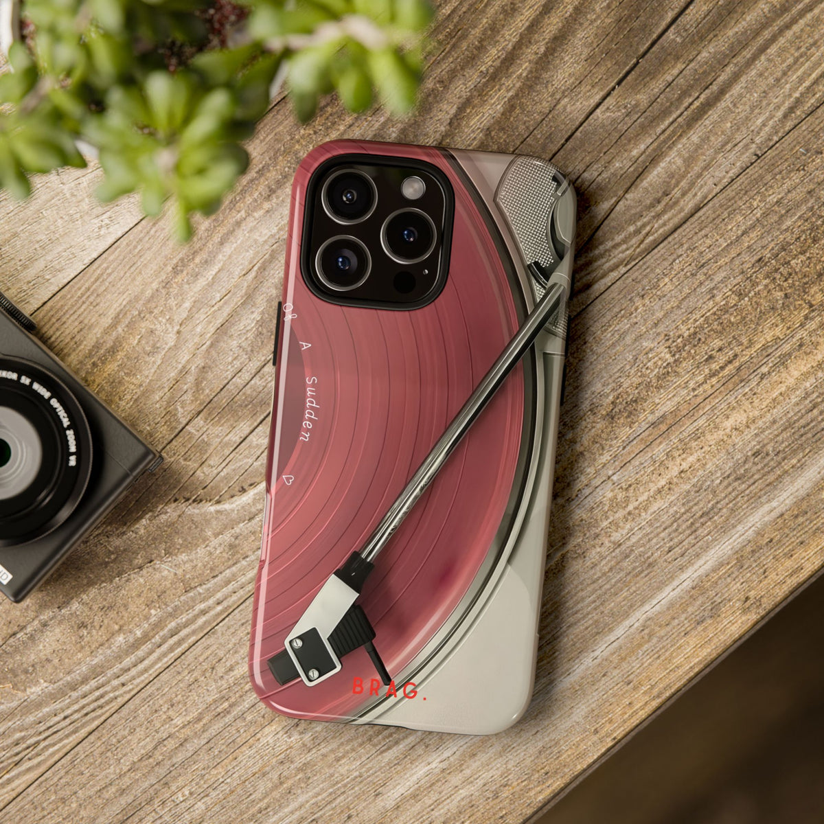 Vinyl Hour Tough Phone Case – Shockproof Protective iPhone Cover