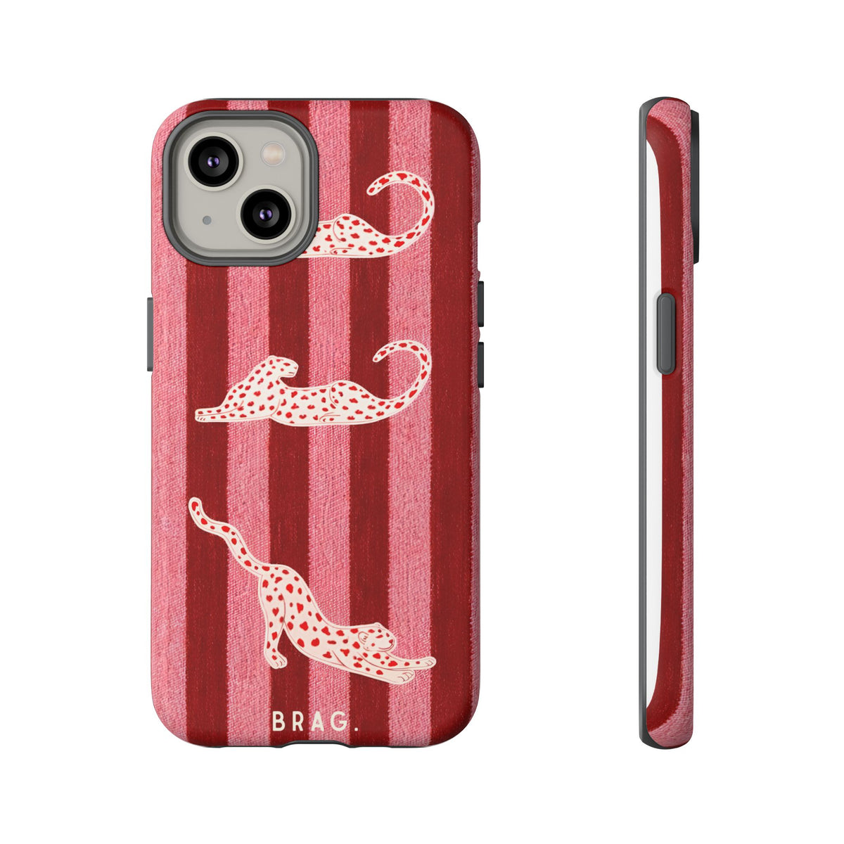 Pink Safari Tough Phone Case – Shockproof Protective iPhone Cover