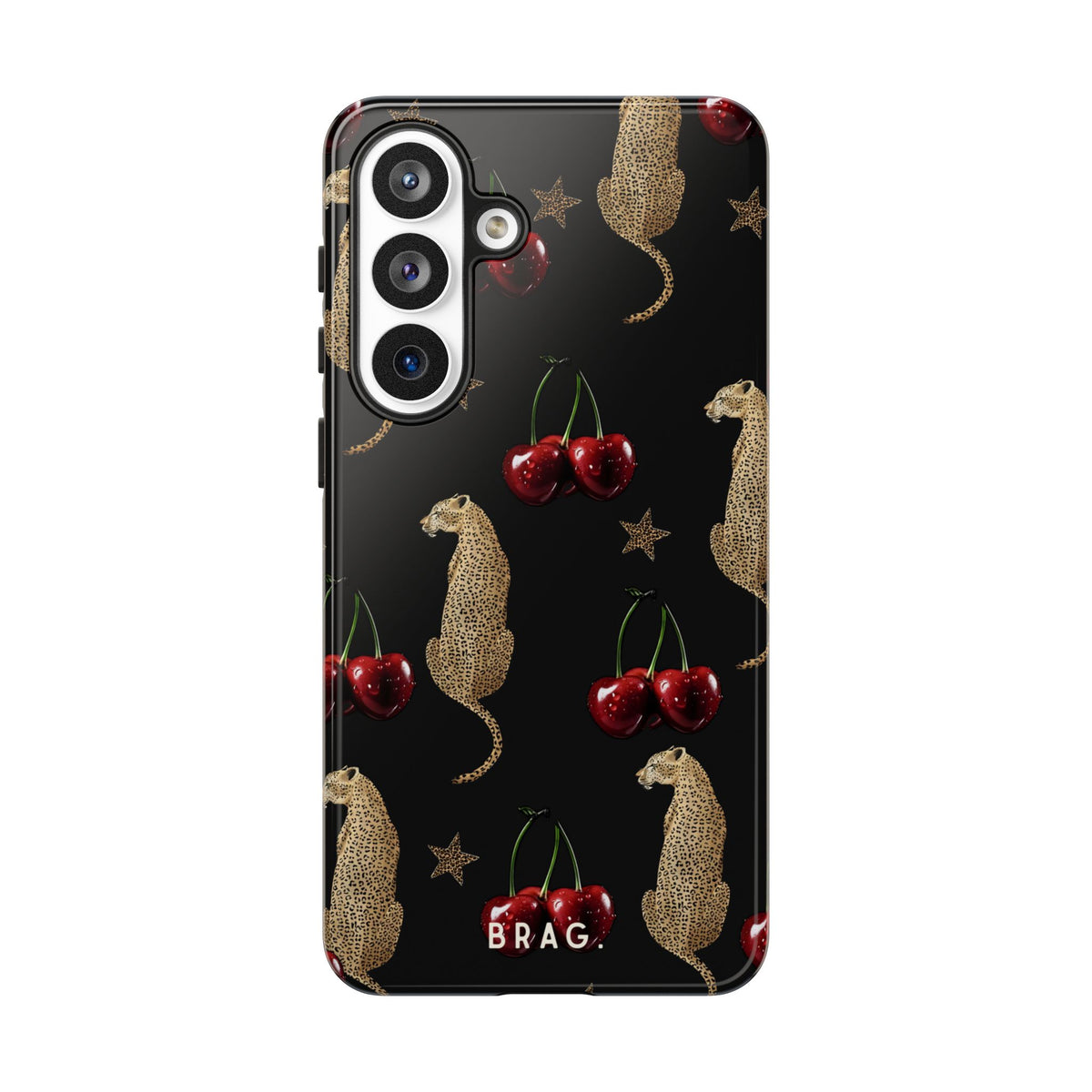Wild Cherry Tough Phone Case – Shockproof Protective iPhone Cover
