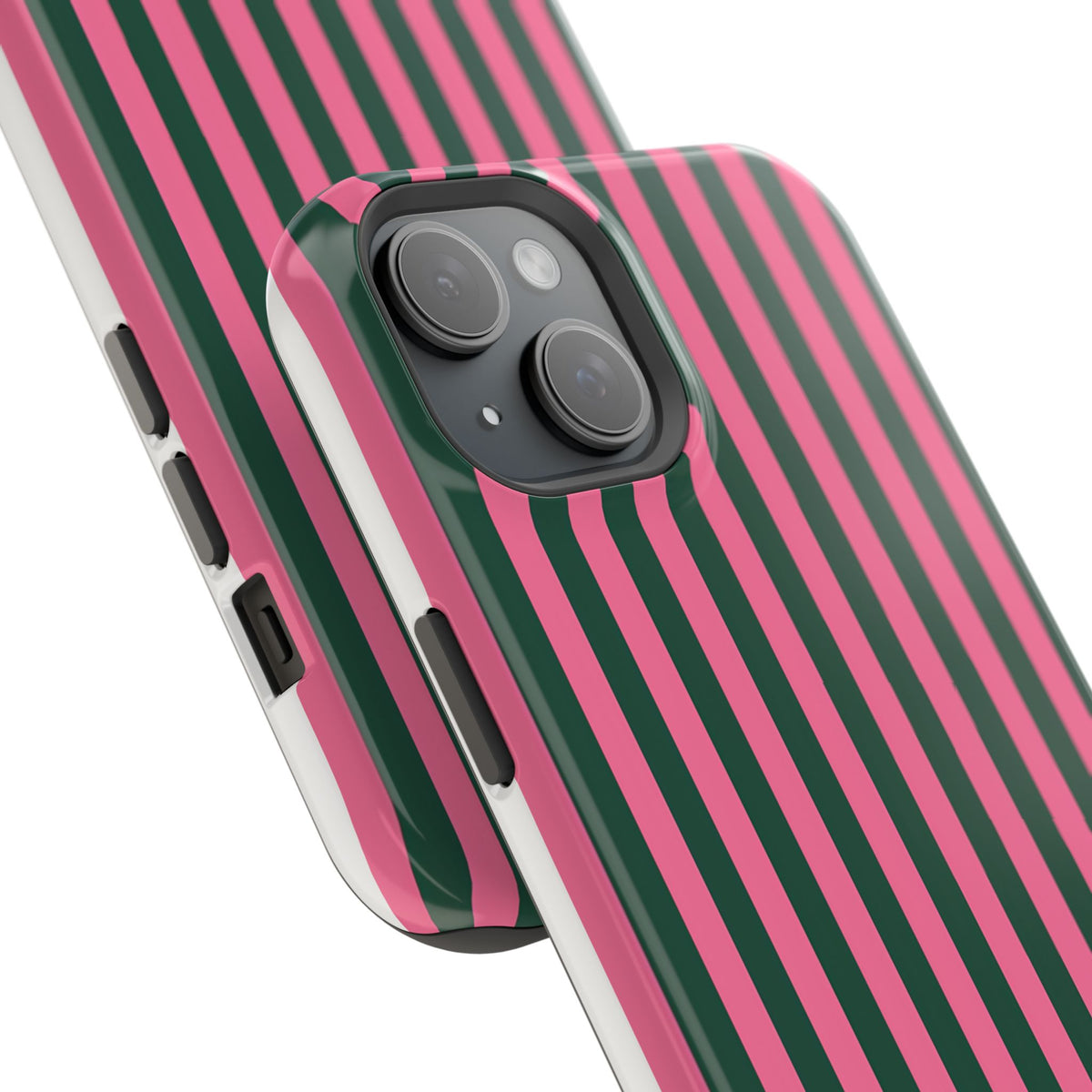 Flamingo Stripe Magnetic Impact-Resistant Phone Case