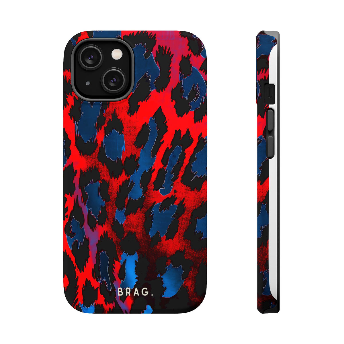 Blue Heat Magnetic Impact-Resistant Phone Case