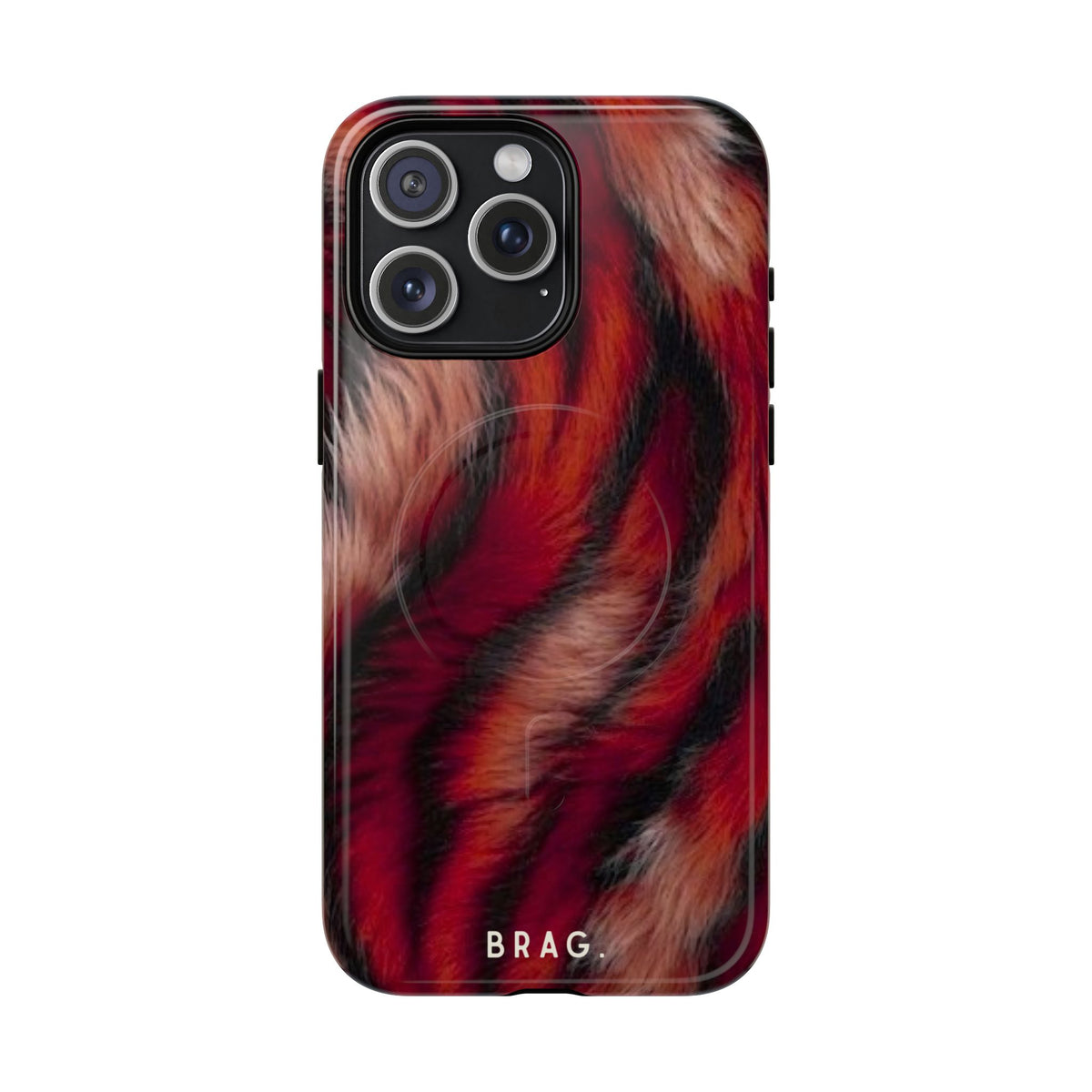 Red Rush MagSafe Tough Phone Case — Magnetic Protective Cover