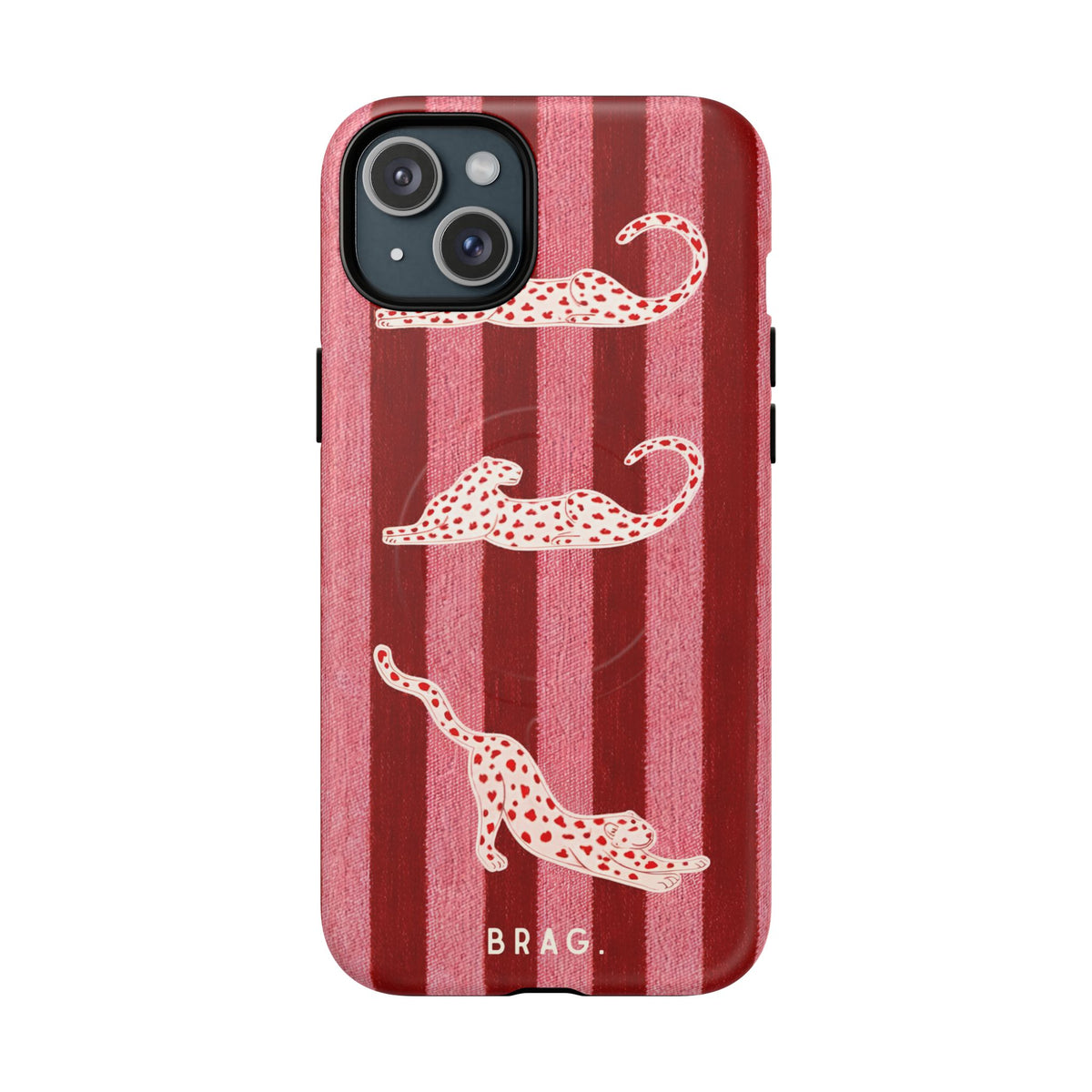 Pink Safari MagSafe Tough Phone Case — Magnetic Protective Cover