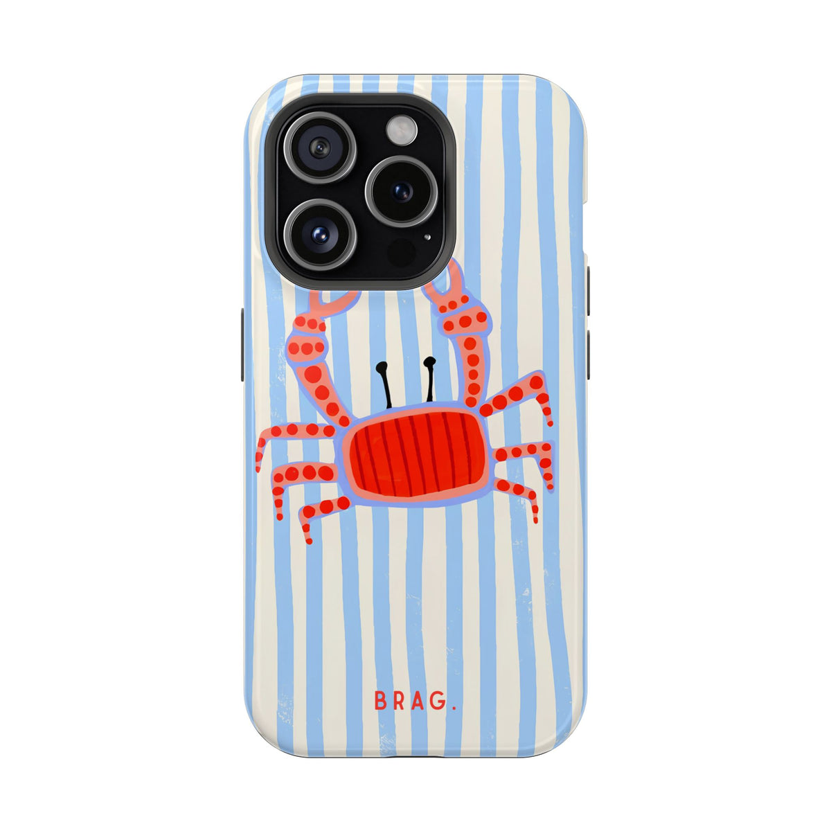 Azure Crab Magnetic Impact-Resistant Phone Case