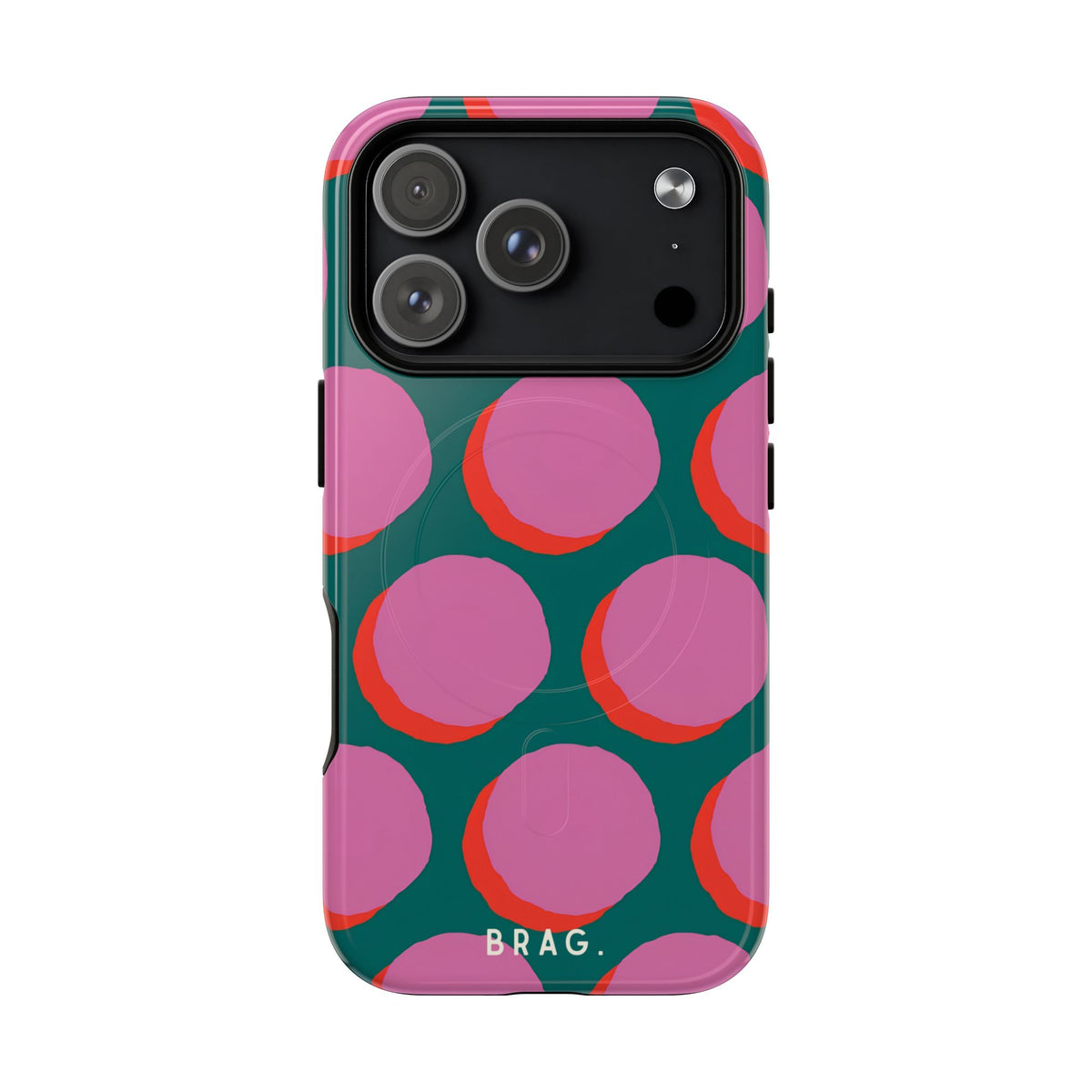 Pink Moon MagSafe Tough Phone Case — Magnetic Protective Cover