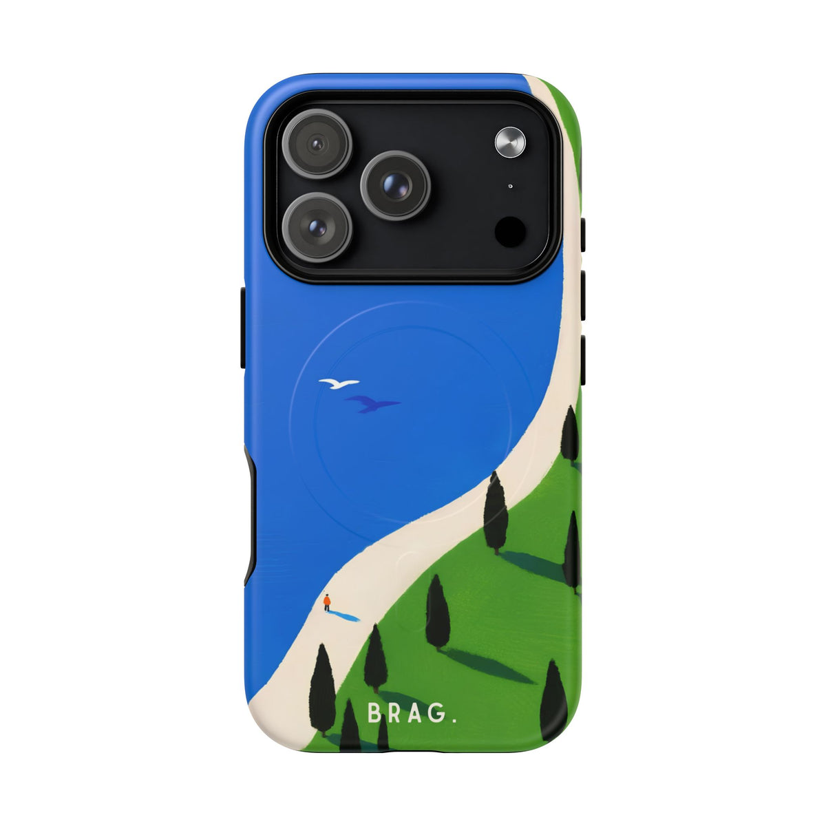 Blue Escape MagSafe Tough Phone Case — Magnetic Protective Cover