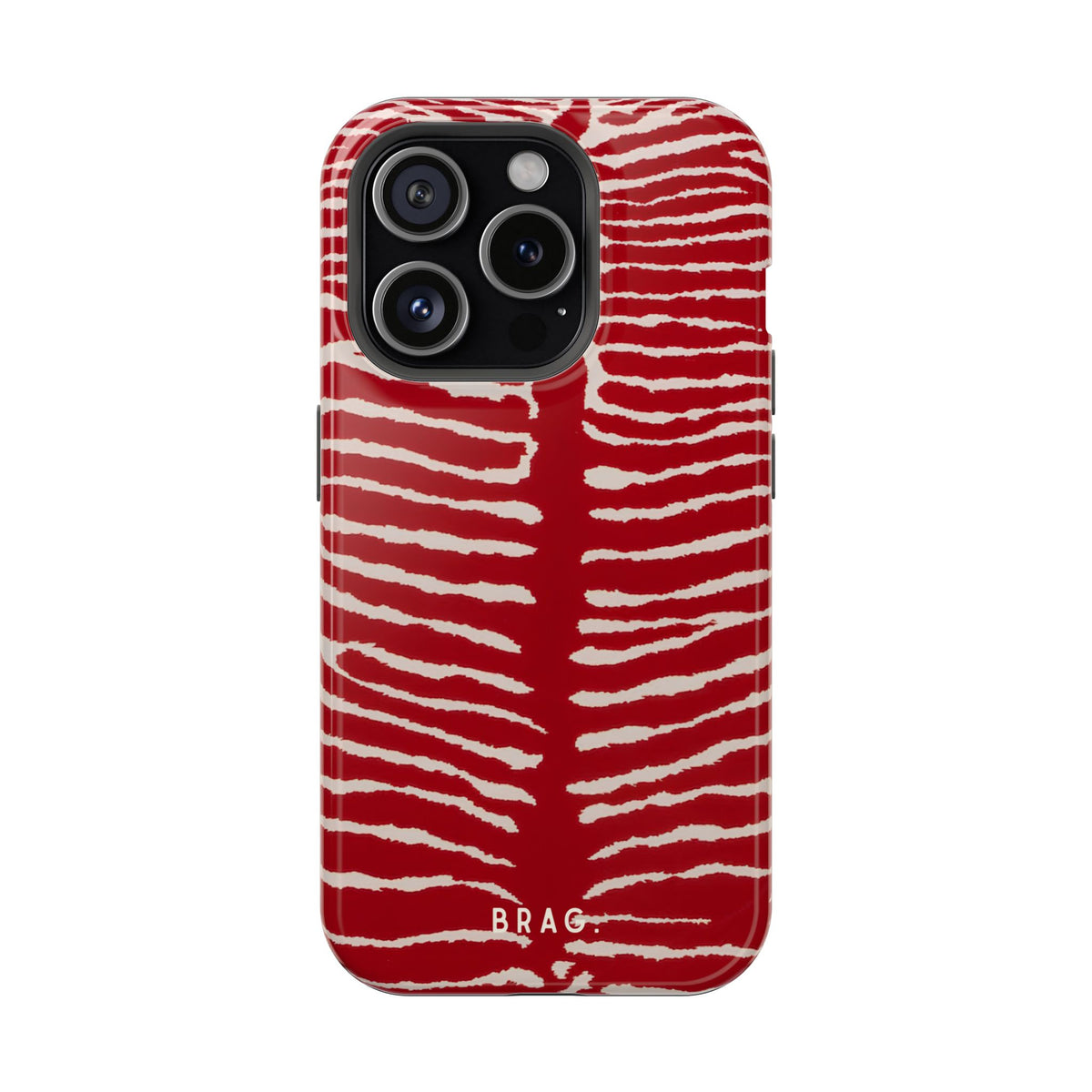 Striped Heat Magnetic Impact-Resistant Phone Case