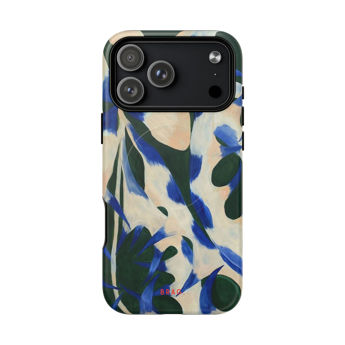 Blue Garden MagSafe Tough Phone Case — Magnetic Protective Cover