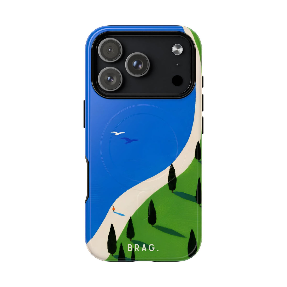 Blue Escape MagSafe Tough Phone Case — Magnetic Protective Cover