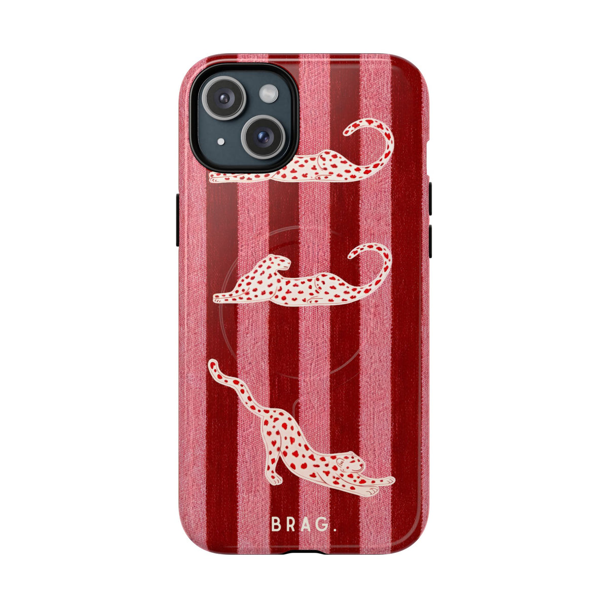 Pink Safari MagSafe Tough Phone Case — Magnetic Protective Cover