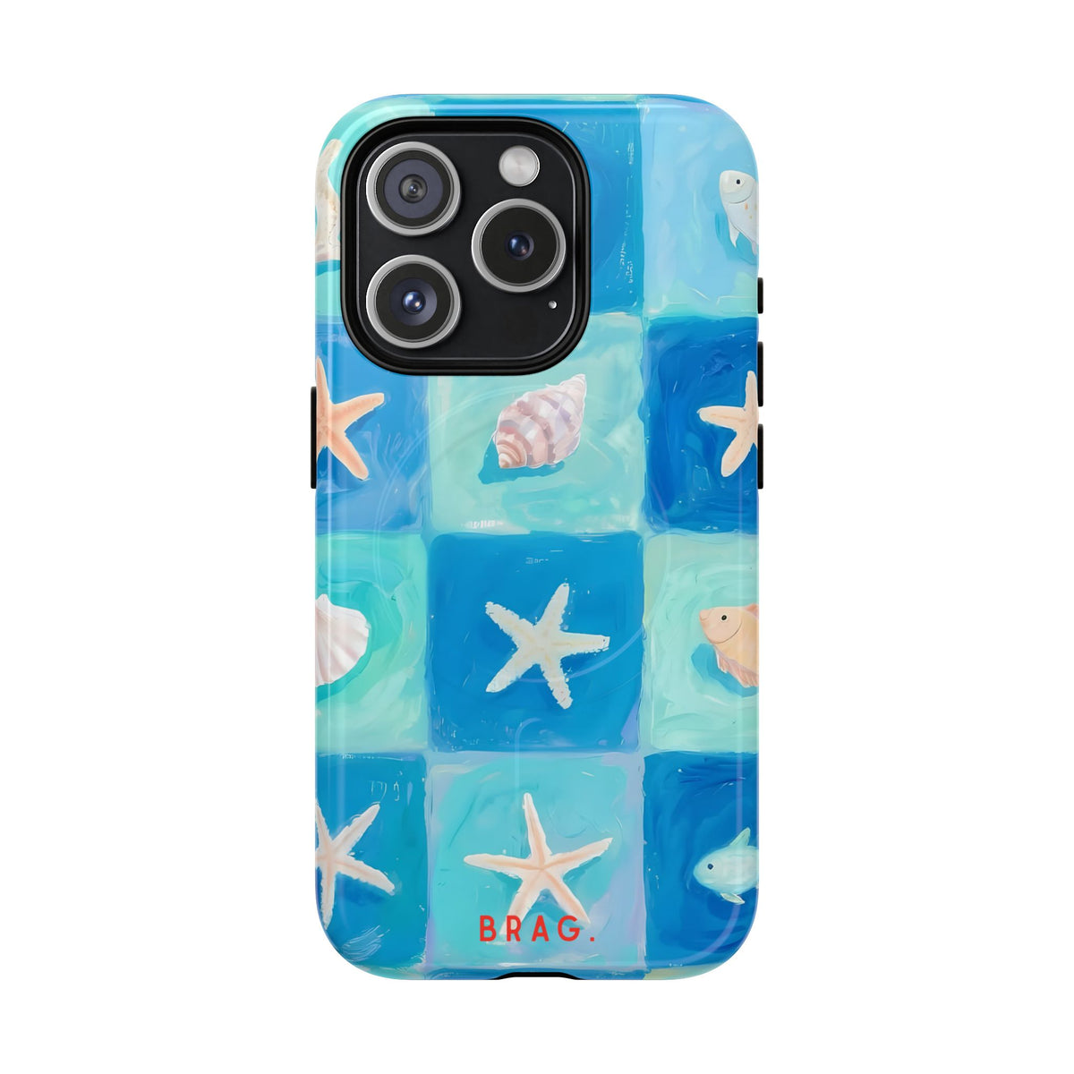 Saltwater Tiles MagSafe Tough Phone Case — Magnetic Protective Cover