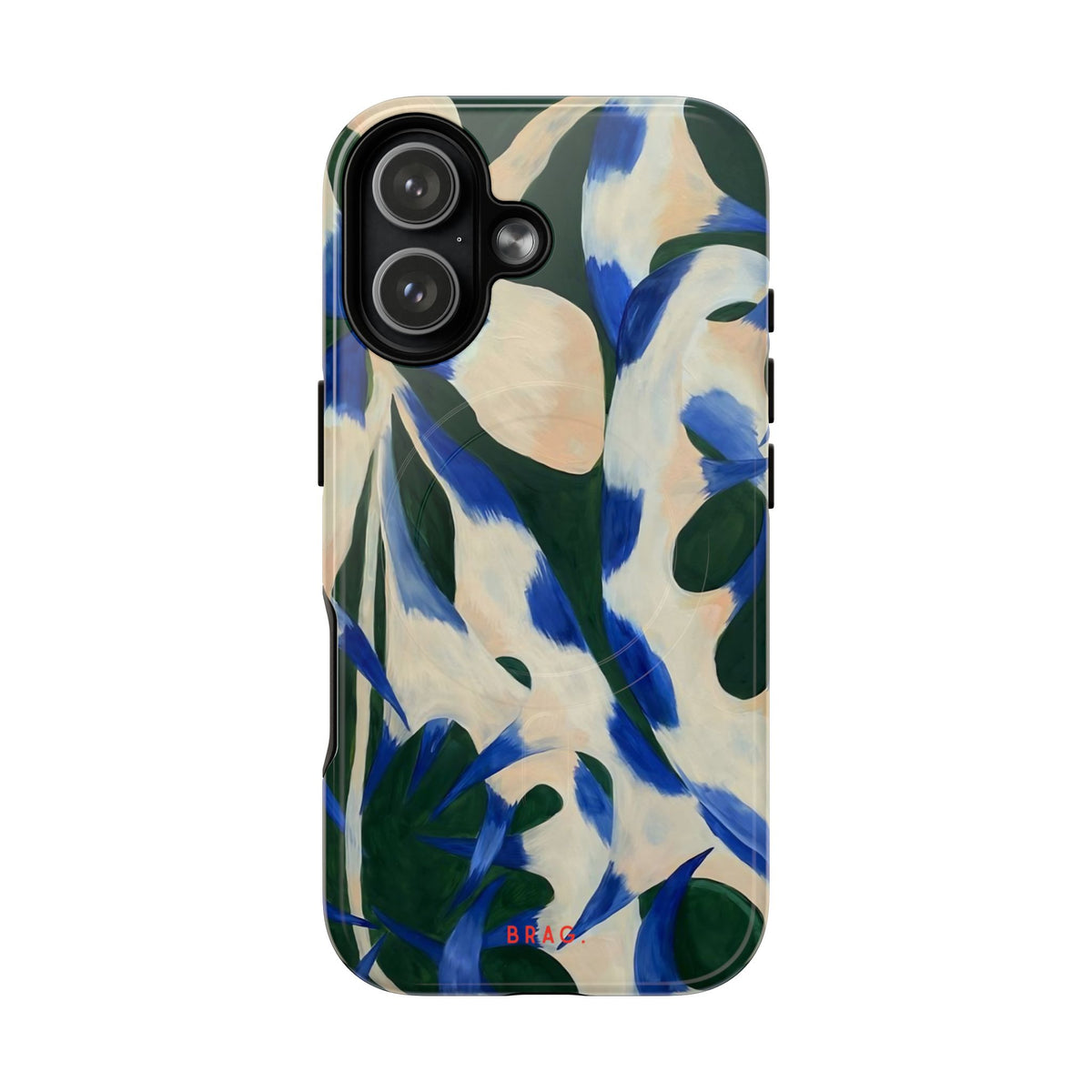 Blue Garden MagSafe Tough Phone Case — Magnetic Protective Cover