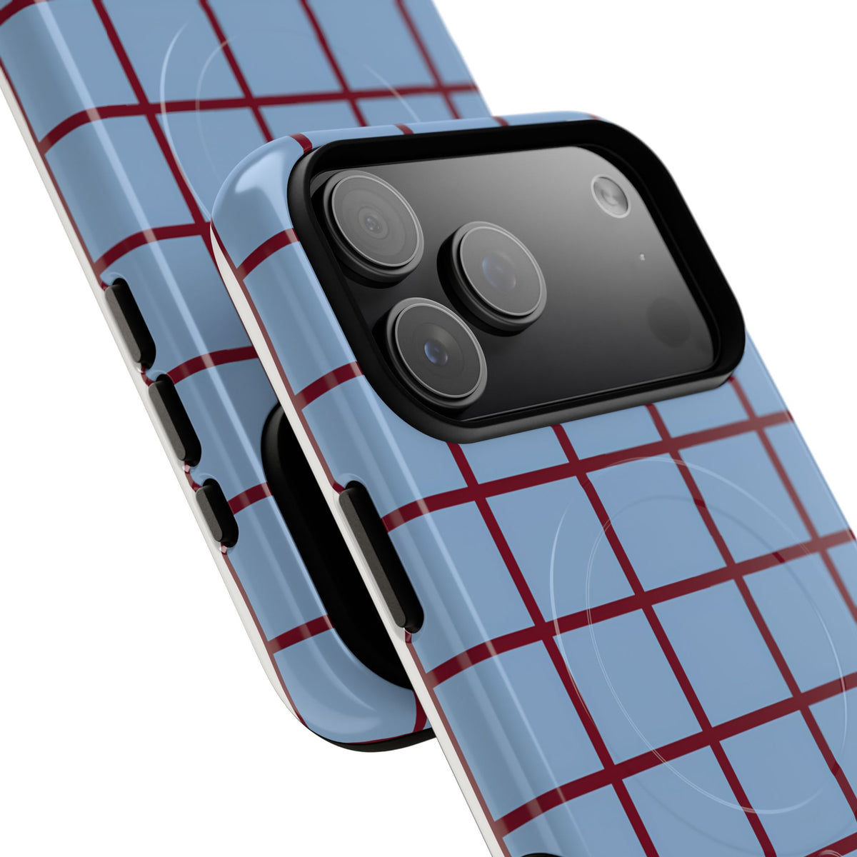 Checkerboard Romance MagSafe Tough Phone Case — Magnetic Protective Cover