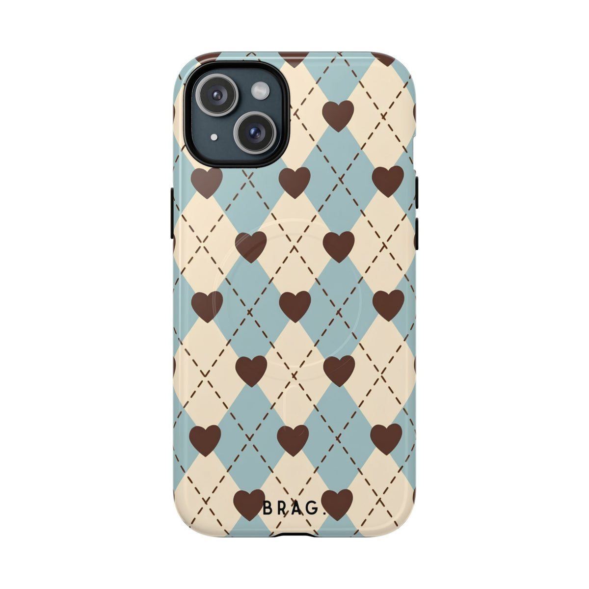 Sweetheart Plaid MagSafe Tough Phone Case — Magnetic Protective Cover