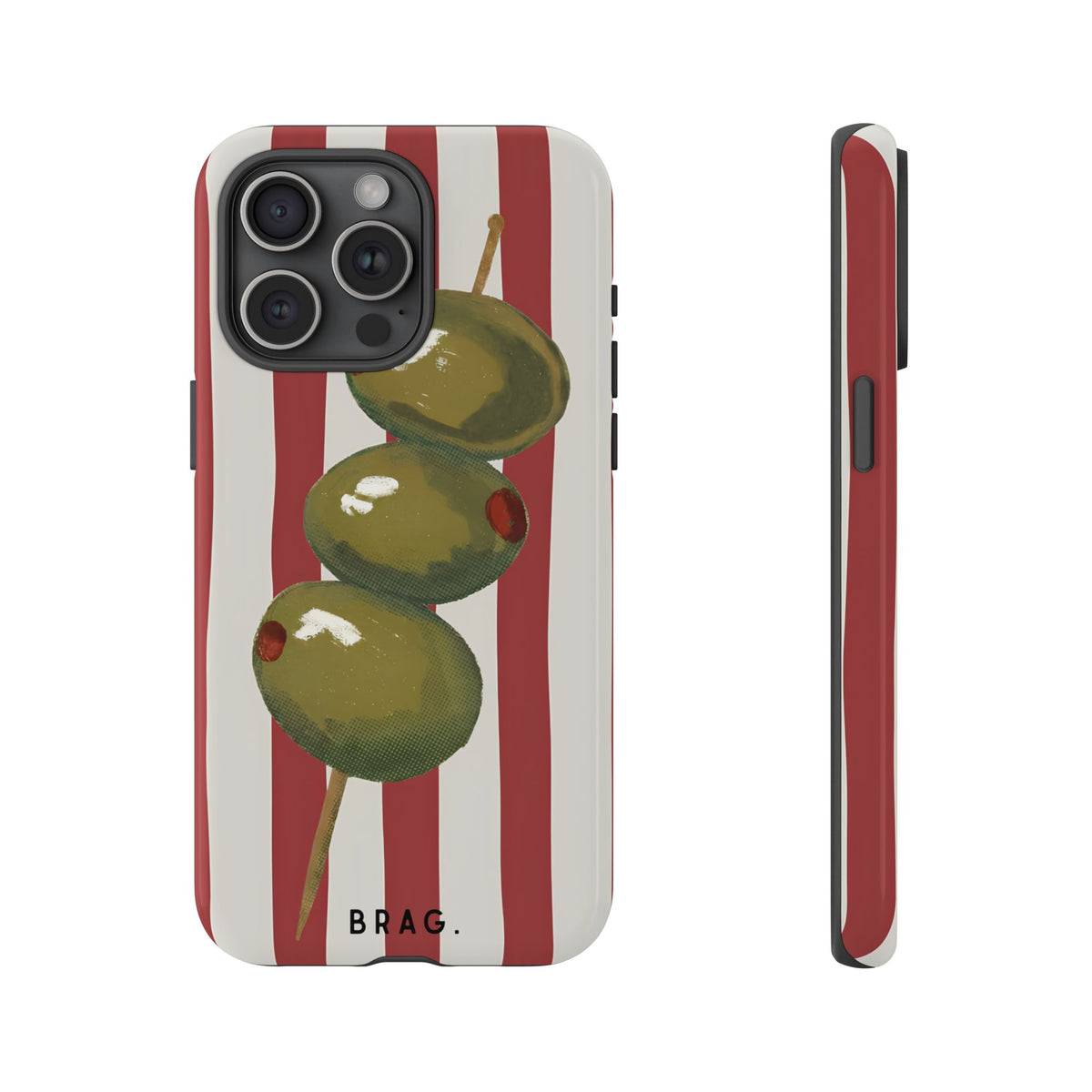Olive Hour Tough Phone Case – Shockproof Protective iPhone Cover