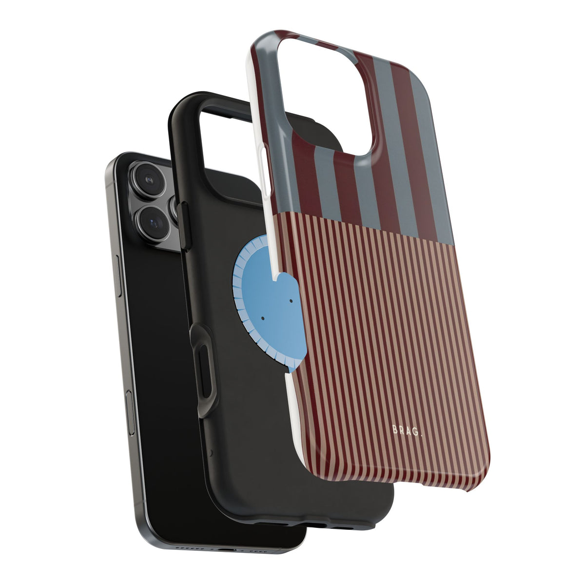 Candy Stripe Magnetic Impact-Resistant Phone Case