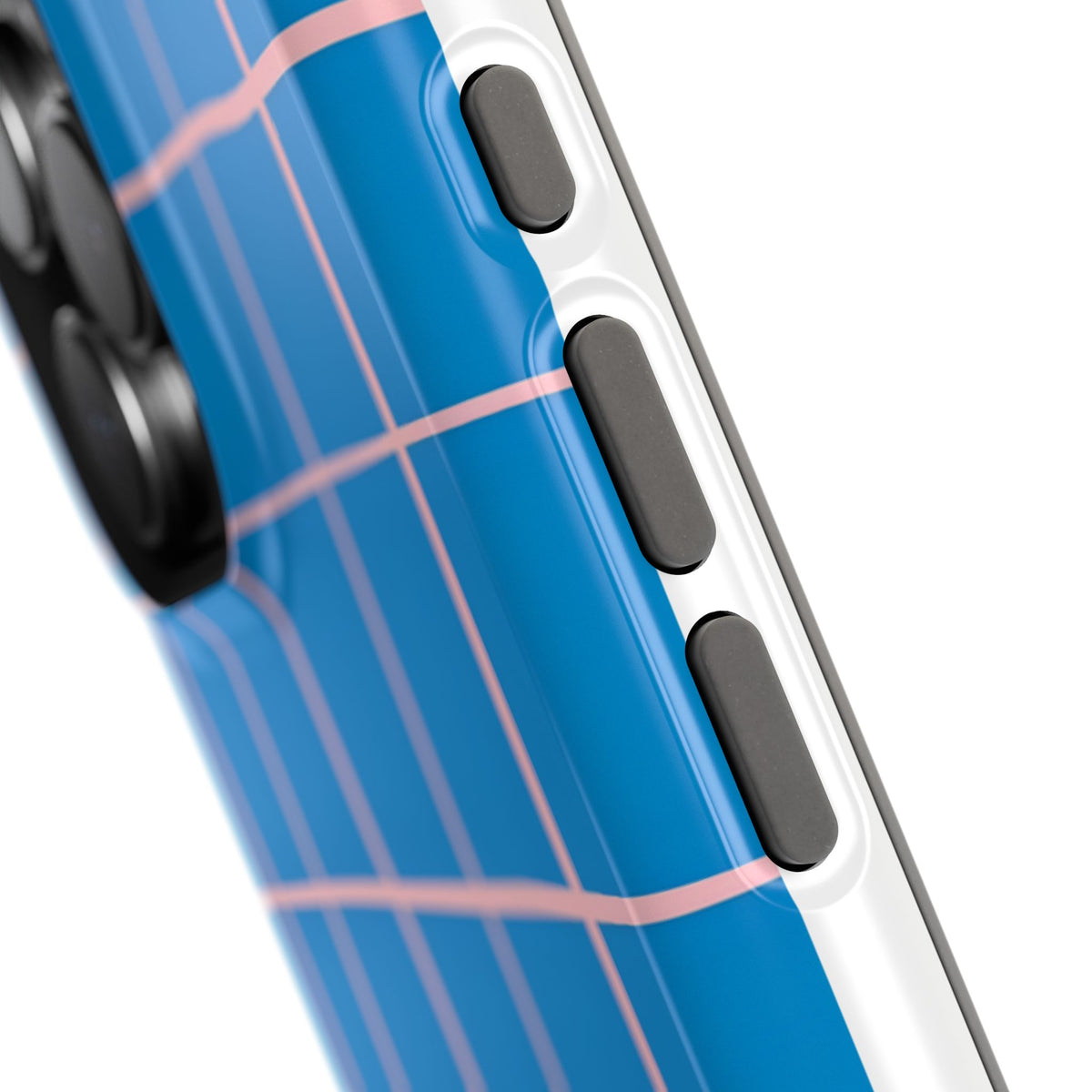 Coastal Grid Magnetic Impact-Resistant Phone Case