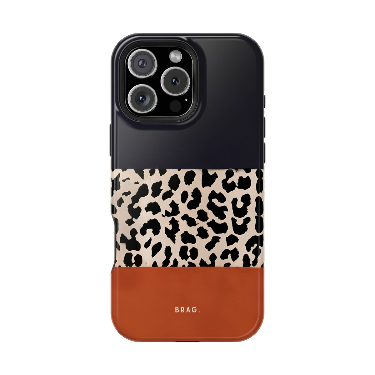 Leopard Block Magnetic Impact-Resistant Phone Case