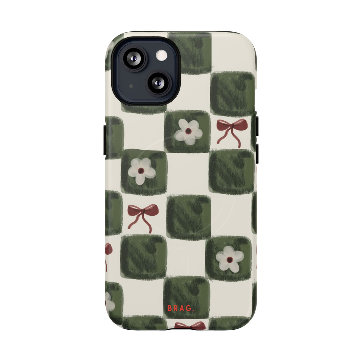Garden Mosaic MagSafe Tough Phone Case — Magnetic Protective Cover