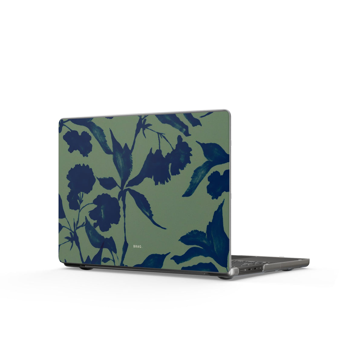 Sage Bloom Matte MacBook Case — Slim Protective Laptop Cover